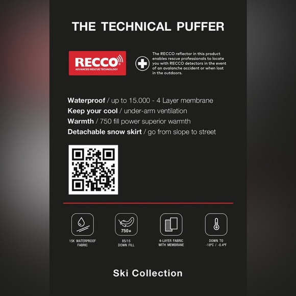 NEW! Zara Silver Puffer Jacket Ski Collection - Picture 5 of 6